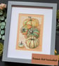 Pumpkins original drawing, pumpkin wall art, kitchen wall decor - Image 5