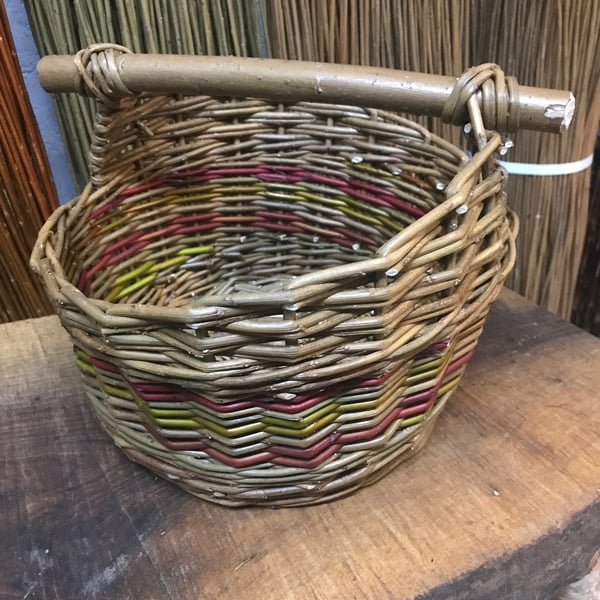 Willow asymmetrical basket