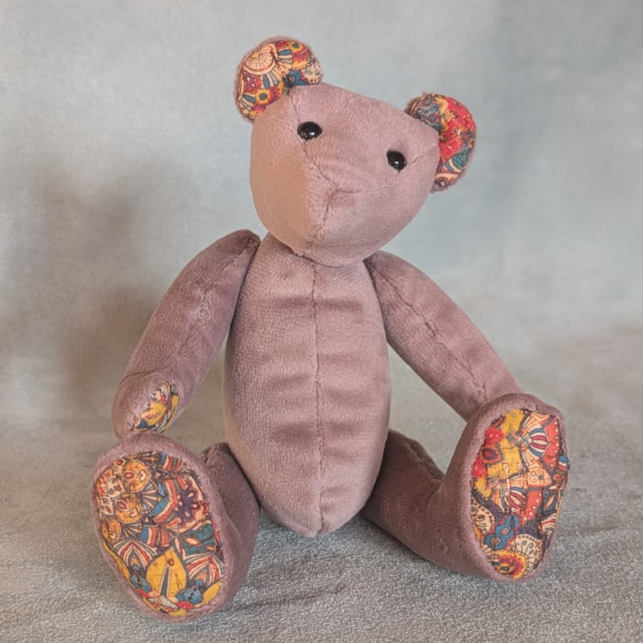 Miniature Teddy Bear - Tawny handmade jointed teddy