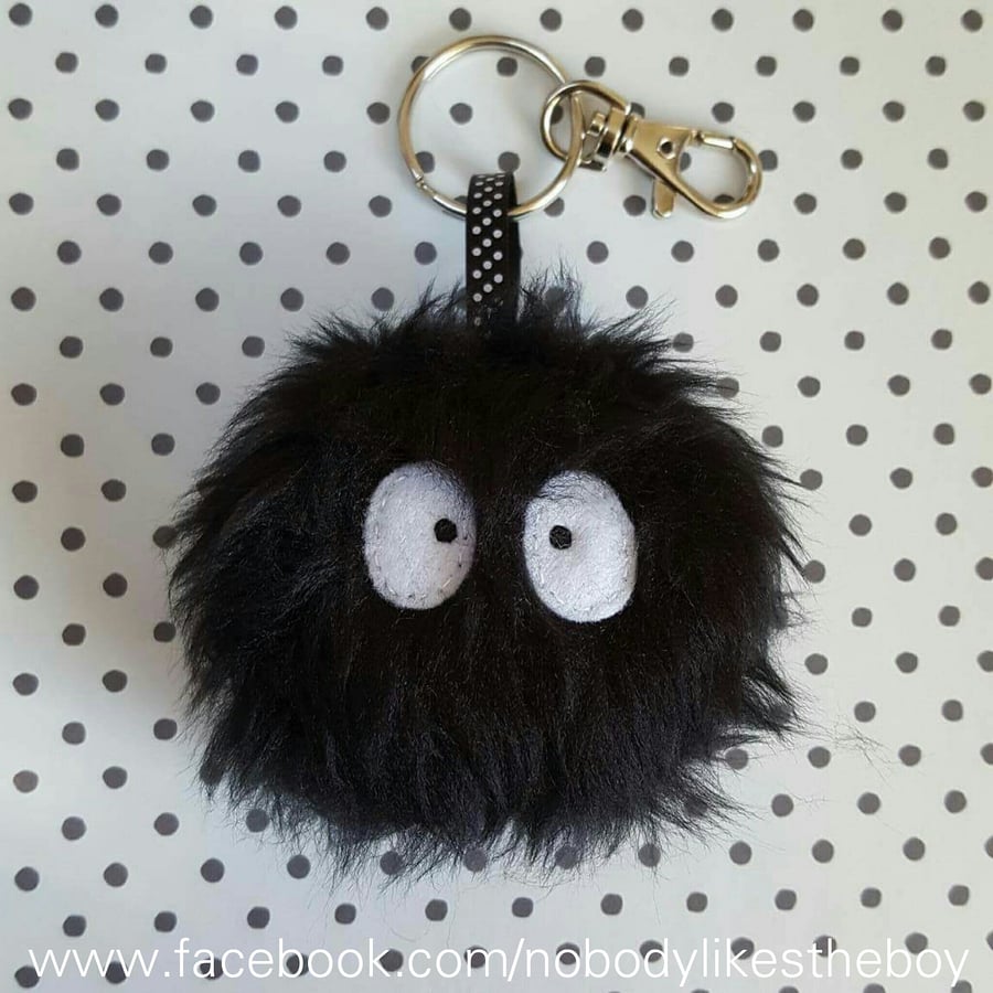 Soot fluff keyring