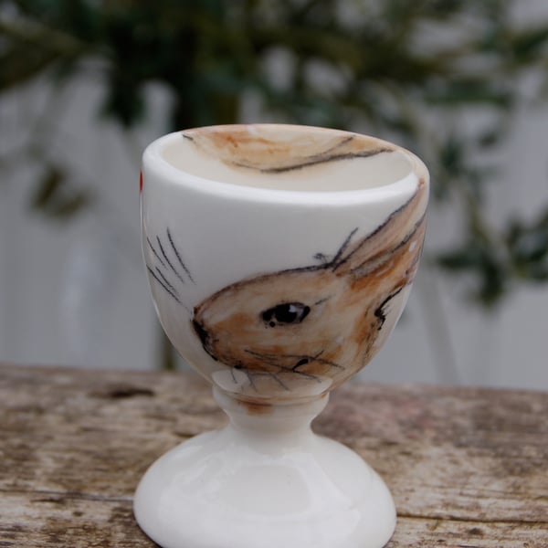 hare egg cup