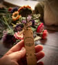 White Chrysanthemum Crochet Bookmark - Image 9