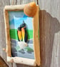 Pebble Penguins Driftwood Wall Art - Handmade Coastal Bird Art - One-of-a-Kind - Image 8