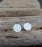 Studs - Handmade sterling silver ampersand stud earrings, unisex earring studs - Image 7