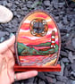 Pyrography Lighthouse Guardian Dragons Portal Fairy Door.  - Image 2