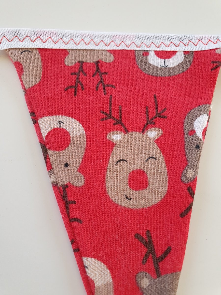 Gorgeous Rudolf and Corduroy Bunting on White Binding