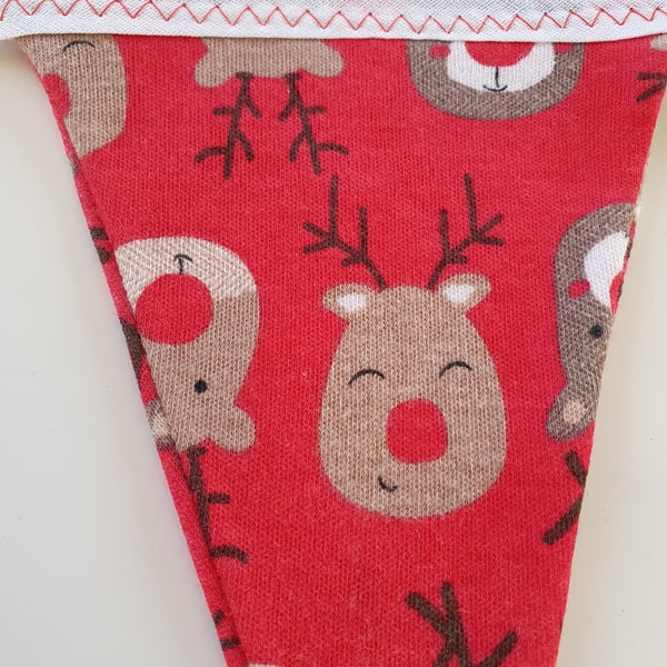 Gorgeous Rudolf and Corduroy Bunting on White Binding