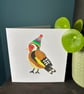 Goldfinch Bird Birthday Card - Image 1