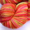 SALE: Tropical Fruit - Superwash Bluefaced Leicester 4-ply yarn