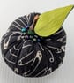 Handmade Beaded Ornamental Fabric Apple Decorations - Image 5