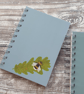 Bumblebee and Leaf Wire Bound Notebook - Image 1