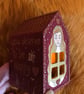Painted wooden house box with nightlight "Love will light your way home" - Image 3