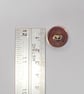 Gold faux metal and glass fancy shank buttons 16mm approximately. Pack of 8 - Image 4