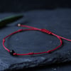 Red string protection Bracelet with black Tourmaline 