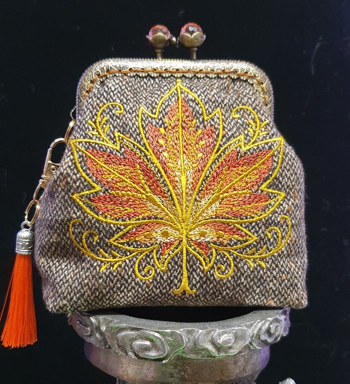 The Gilded Mirage Maple Leaf Coin Purse 