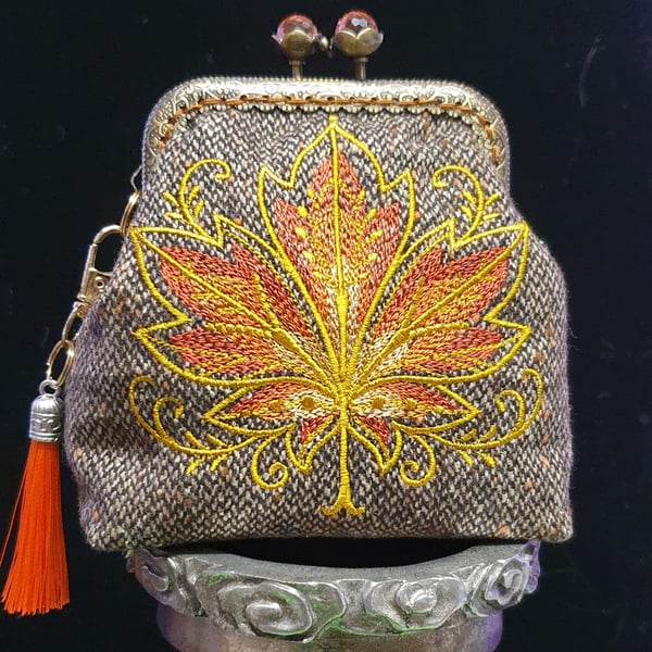 The Gilded Mirage Maple Leaf Coin Purse 