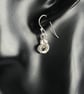 Sterling Silver Mobius Chainmaille Earrings  - Image 2