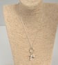 Wish upon a Star - mother of pearl & sterling silver pendant necklace - Image 2