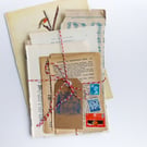 Vintage Winter Ephemera Pack for Journaling Mixed Media Collage and Scrapbooking