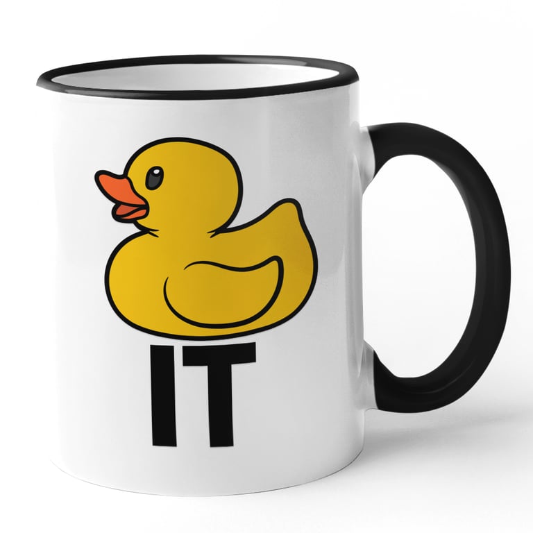 Funny Non swearing Duck IT Mug funny christmas birthday mug