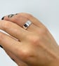 Hammered Sterling Silver Ring - Image 7