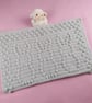 Grey Crochet Bunny Baby Blanket - Bobble Stitch Pram Blanket - Image 7