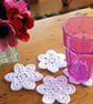 Crochet pattern for crochet coasters and hanging decorations. - Image 1