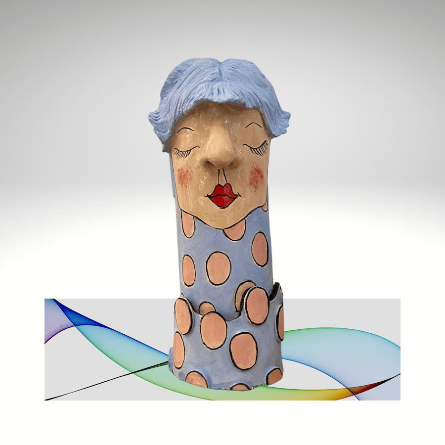 Funny Face 3D Vase 