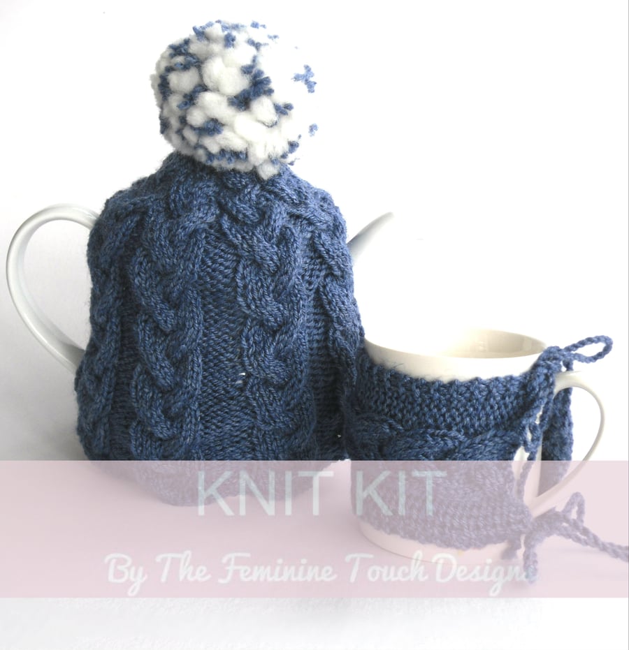 Cable plaited kitchen cosies knit knit, Clearance sale