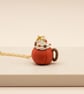 Pumpkin Latte Mug Necklace – Handmade Autumn Charm Pendant - Image 6