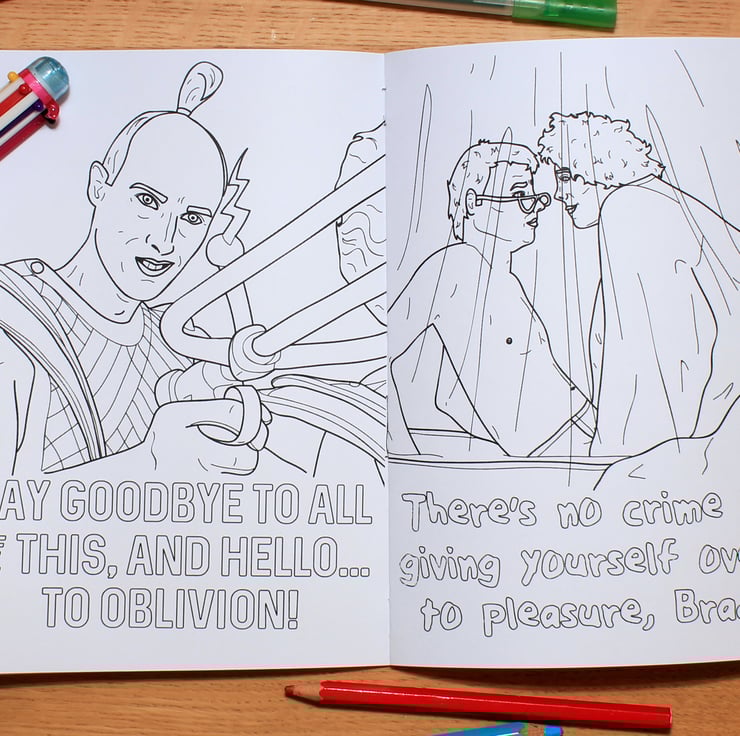 Rocky Horror Picture Show colouring book - Folksy