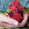 crochet fire dragon