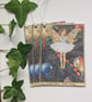 CHRISTMAS GIFT  TAGS  ( set of 3 ) vintage-style .Flower Fairy. Christmas tree.  - Image 1