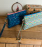 Wristlet purse or small clutch made with Liberty of London tana lawn - Image 1