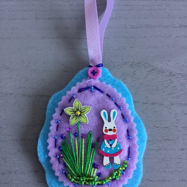 Hand Embroidered Spring Decoration 