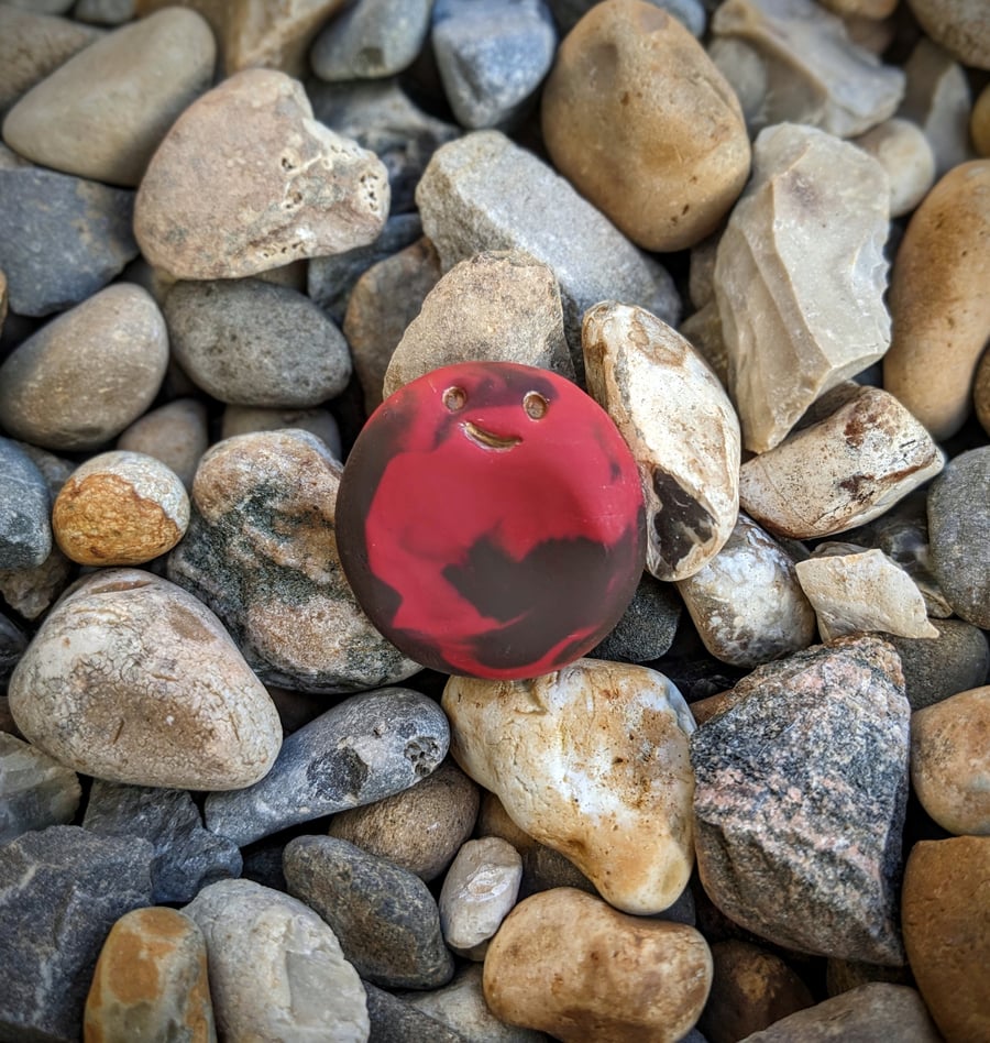 Jumbo Support Stone Lava worry stone fidget anxiety keyring