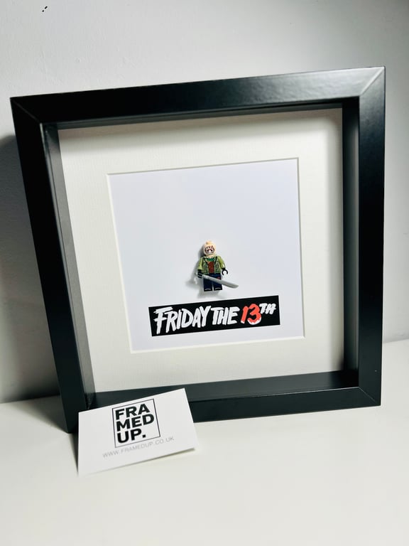 FRIDAY THE 13TH - JASON - Framed custom minifigure