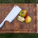 Premium Oak End Grain Chopping Block - Luxury Heavy Duty Wooden Cutting Board