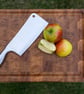 Premium Oak End Grain Chopping Block - Luxury Heavy Duty Wooden Cutting Board