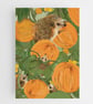 Blank card  Hedgehog pumpkin patch  - Image 5
