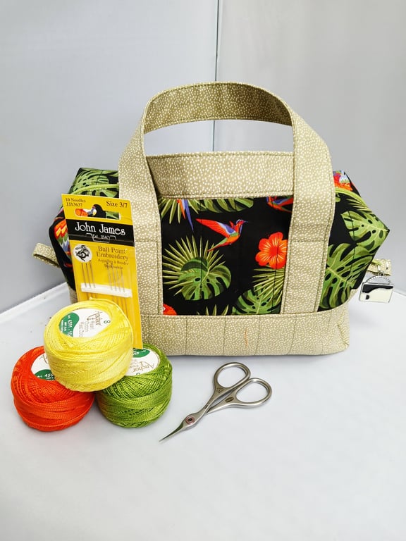 Bags, Box Shaped Multi Use, Sewing, Crochet, Make Up, Pens, Pencils