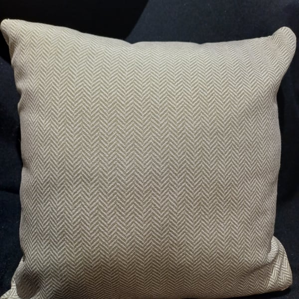 handmade herringbone patten Cushion