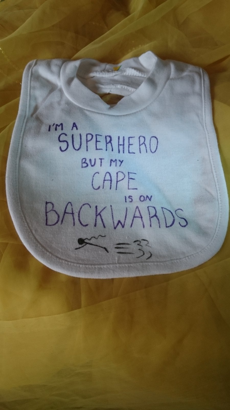 Superhero bib