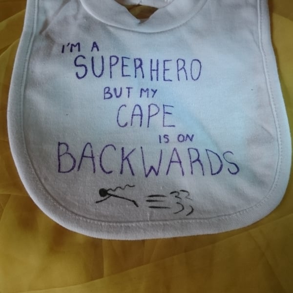 Superhero bib