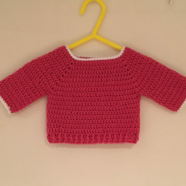 Gorgeous Crocheted Baby Jumper  Tiny-New Baby
