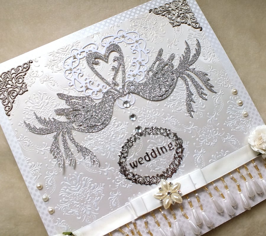 Luxury Handmade Wedding Card