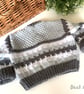 Designer Baby Cardigan & Matching Booties Hand Knitted Set Size 3-9 months  - Image 2