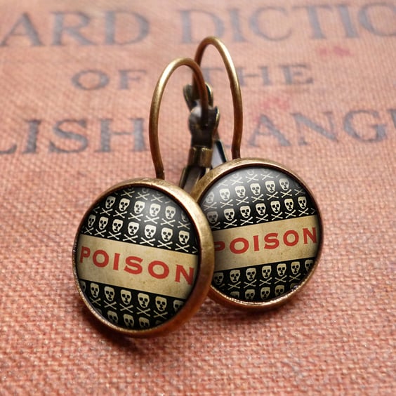 Poison No.1 Leverback Earrings (DJ06)