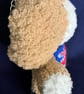 Team GB Union Jack Dog with blue boots and keyring bag clip - Image 3