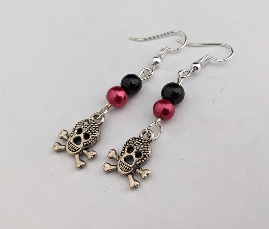 Skull and crossbone earrings